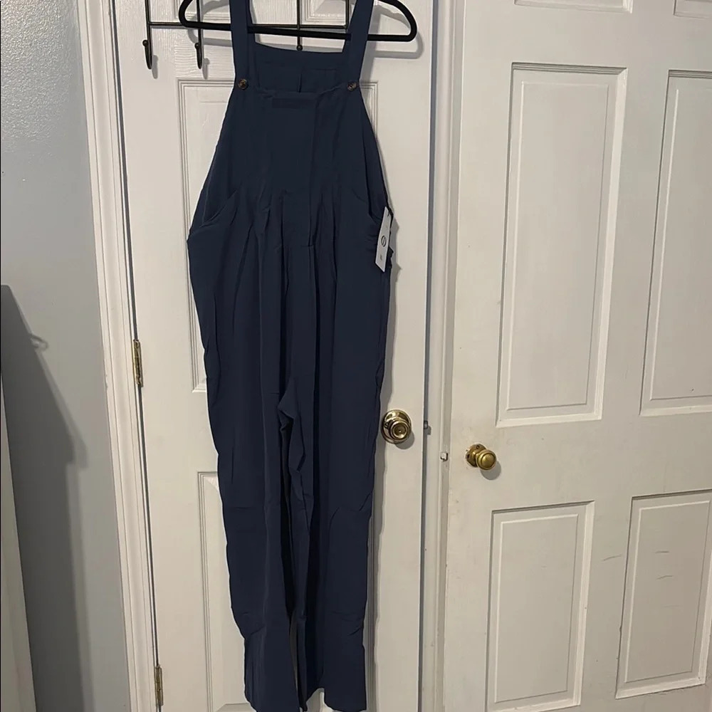 Navy Blue Women's Jumpsuit